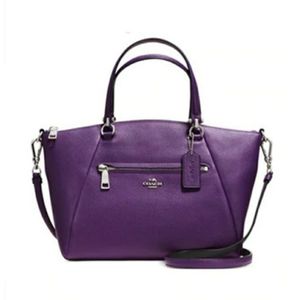 Coach Prairie Satchel in Bicolor Pebble Leather